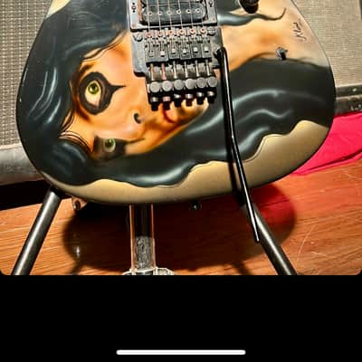 Kramer Nightswan Al Pitrelli 1990 - Dennis Kline Custom Alice Cooper image 4