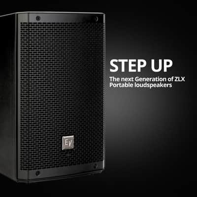 Electro Voice ZLX 8P G2 8 Inch 2 Way Powered Black 2 Pack Loudspeaker Bundle image 3