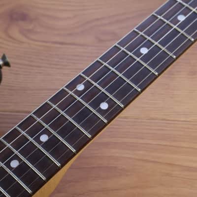 1992 Squier Japan SST-33 "Silver Series" Stratocaster (Blueburst Fotoflame) image 6