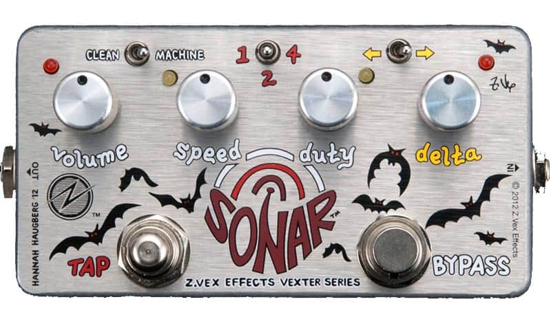 ZVex Vexter Sonar Tremolo Tap Tempo/Machine Guitar Effects Pedal (VSN) image 1