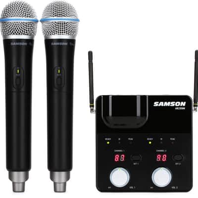 Samson Concert 288m Handheld Dual-Channel Wireless System with Q8x Microphone - D Band image 2