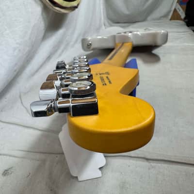 Fender USA Parts Stratocaster Guitar - Deep C shape American Professional II neck on American Professional Thinline Body - White Blonde / Fender neck image 21