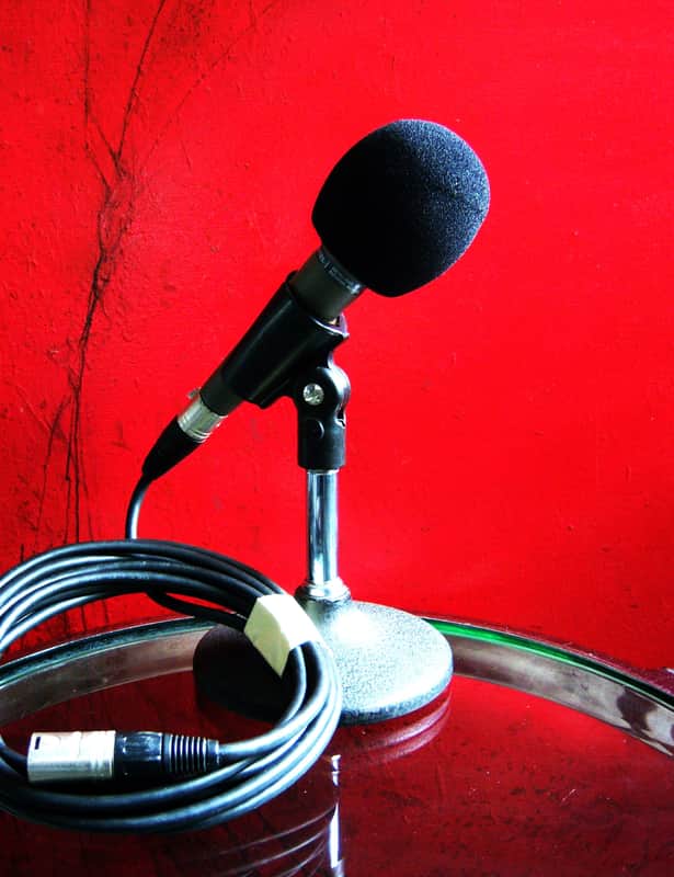 Vintage 1980's Electro-Voice 671BL Cardioid Dynamic Microphone Low Z w accessories 672A 664 image 1