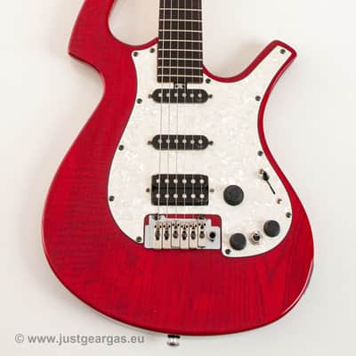 Parker Fly P-38 Trans Red MIK Fishman Piezo Bridge image 2