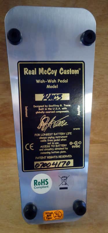 Real McCoy Custom RMC3 Wah Wah Pedal w/ Box - Free Shipping! | Reverb