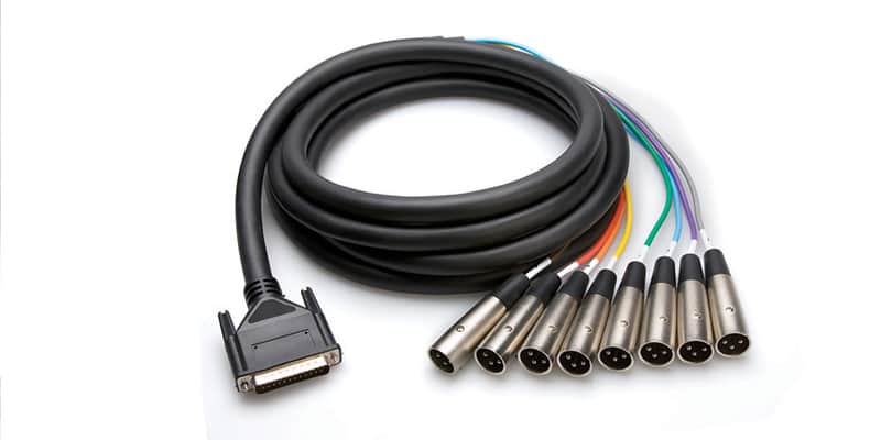 Mint Hosa DTM-803 Balanced Snake, DB25 to XLR3M, 3m / 9.9' ft image 1