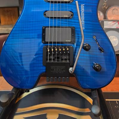 Steinberger GM4S Early 2000's - Blue flame top image 2