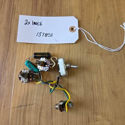 Vintage 1958 Danelectro Wiring Harness! 1 MEG CTS Pots, Switch, Jack! image 1