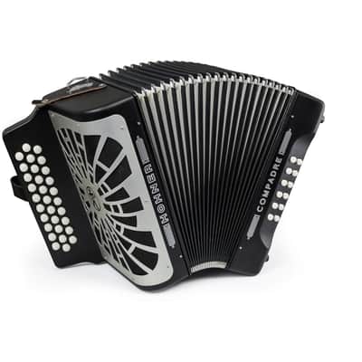 Hohner Compadre Accordion (with Gig Bag), Black, E/A/D, with Gig Bag image 3