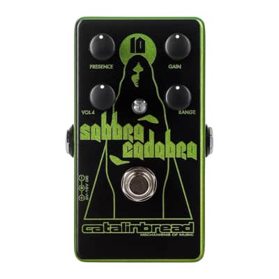 Catalinbread Sabbra Cadabra 10th Anniversary Overdrive Pedal - Green image 1