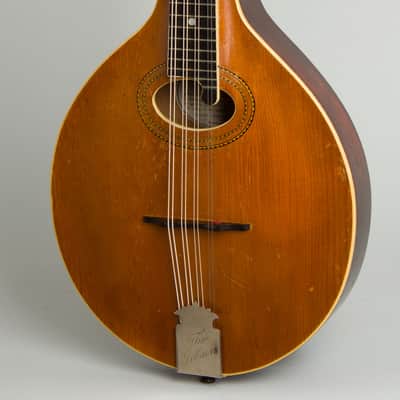 Gibson  Style H-1 Carved Top Mandola (1910), ser. #9789, original black hard shell case. image 3
