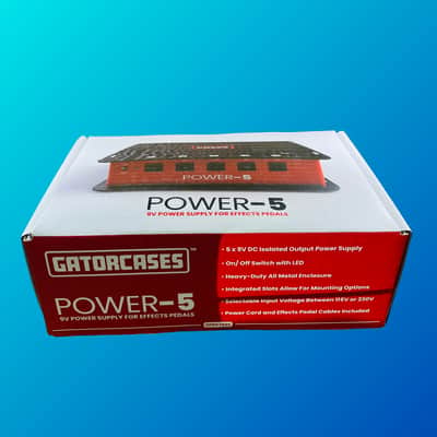 Gator GTR-PWR-5 Power Supply with 5 Isolated Outlets image 3