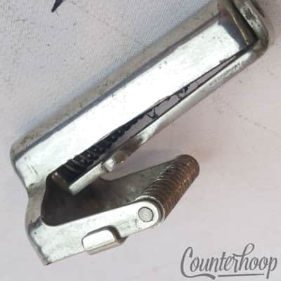 Leedy Hoop-Mount Strainer Butt Plate Vintage1900s Nickel Snare Drum Indianapolis image 1