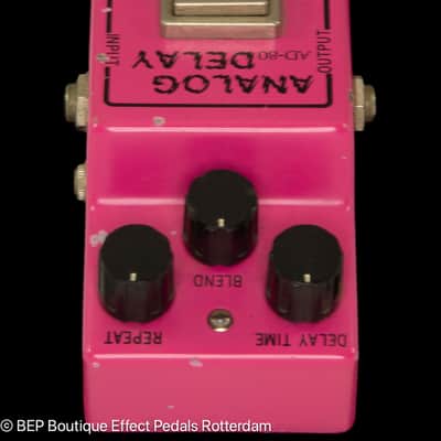 Ibanez AD-80 Analog Delay Narrow Box 1979 Japan "R" Logo, Lock on Nut with MN3005 BBD image 8