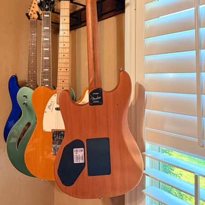 Shell Pink Fender American Acoustasonic Stratocaster image 3