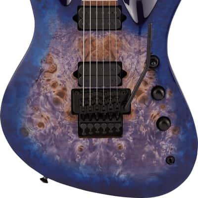 Mint Jackson Pro Series Signature Chris Broderick Soloist 6P Transparent Blue image 1