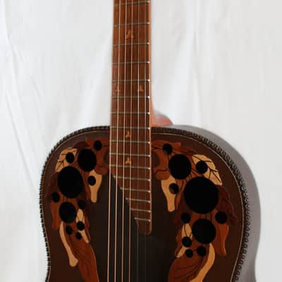 Early 80's Ovation Adamas 2 1681-9 Acoustic/Electric Guitar w/ Case image 7
