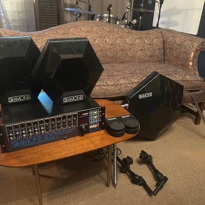 Simmons SDS7 Digital-Analog Drum System 1983 - Black image 1
