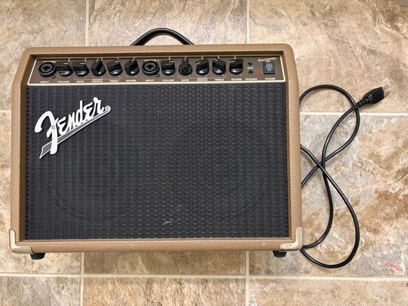 Fender Acoustasonic 40 2-Channel 40-Watt 2x6.5" Acoustic Guitar Amp 2017 - Present - Brown image 1