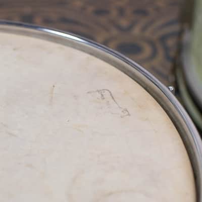1950s 1960s Ludwig/WFL "Super Beat" White Marine Pearl Drum Kit image 25