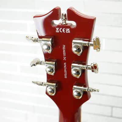 D'Angelico Premier DC Semi-Hollow Double Cutaway - Burnt Red image 14