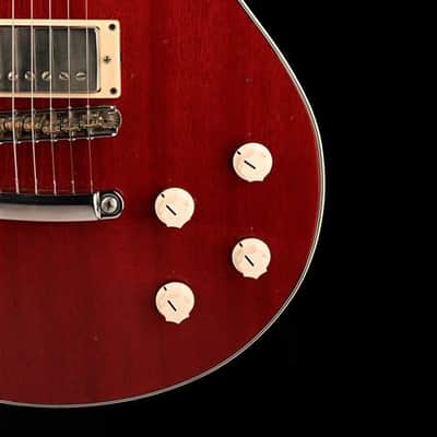 Vintage 1976 Hagstrom Swede Cherry Red Translucent With Case image 9