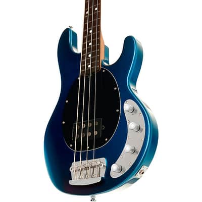 Sterling by Music Man StingRay RAY34 Electric Bass Guitar - Regular Blue Pearl image 7