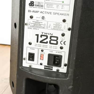 dBTechnologies Twin 128 Active 2-Way Stage Monitor (PAIR) CG0144R image 9