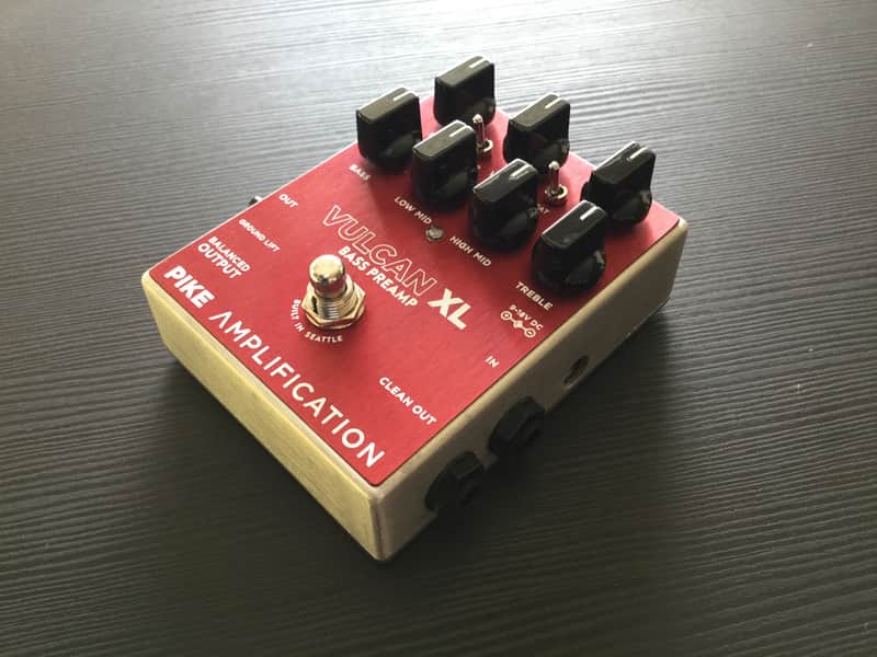 Pike Amplification Vulcan XL Bass Preamp & Overdrive | Reverb