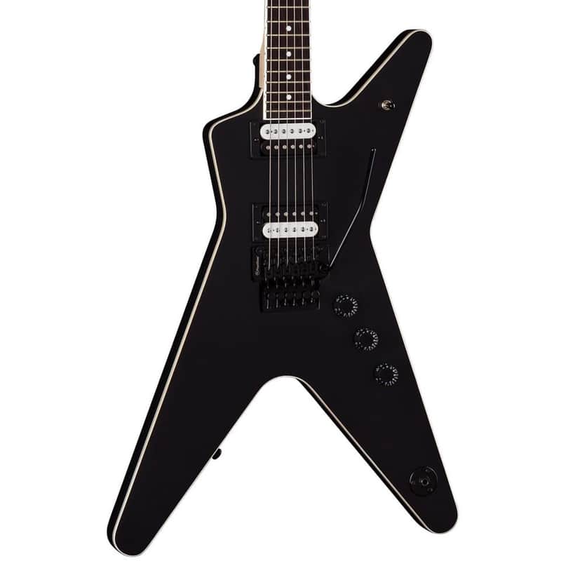 Dean Guitars ML X Floyd Electric Guitar in Black Satin image 1