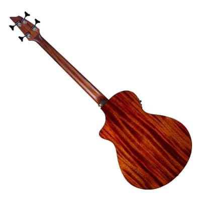 Breedlove Discovery S Concert Edgeburst CE Sitka Acoustic Electric Bass Guitar image 3