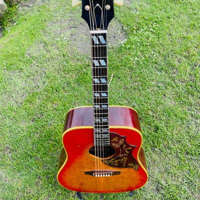 Gibson Hummingbird 1967 - Cherry Sunburst image 4