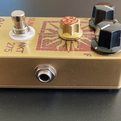 Analogman Sun Face Red Dot NKT-275 Germanium Fuzz with Sun Dial 2002 - 2015 Gold image 6