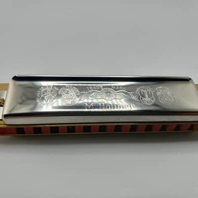 M. Hohner Marine Band Key of C Harmonic with Case image 2