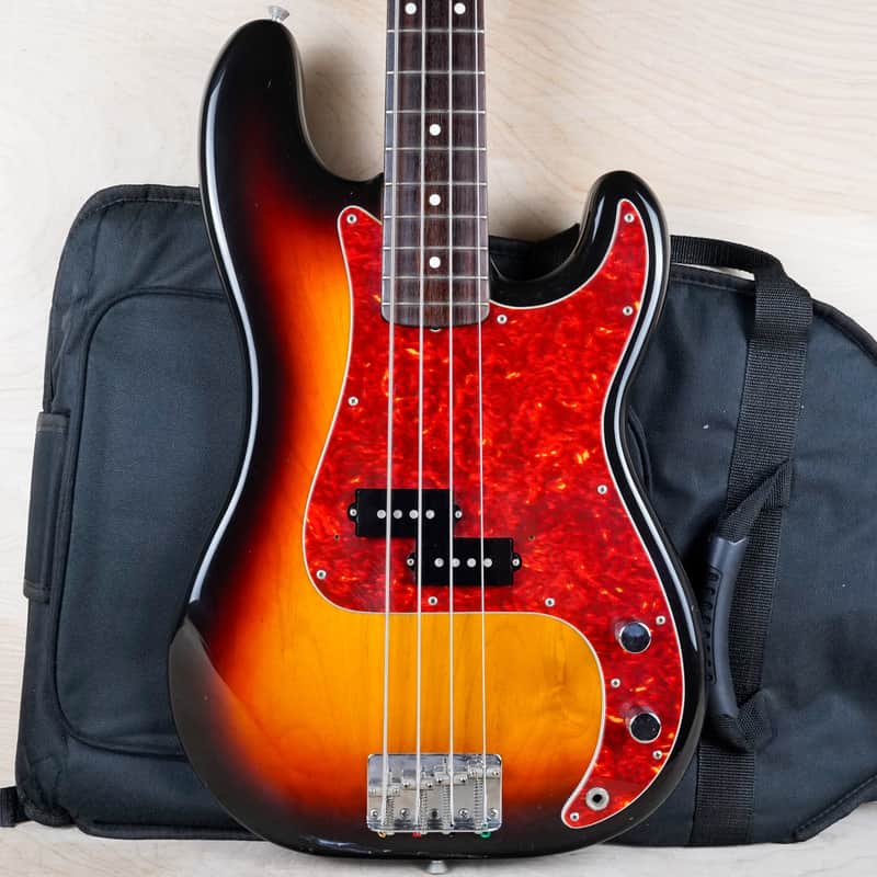 Fender PB-62 '62 Precision Bass Reissue CIJ 1999 Sunburst Japan w/ Bag image 1