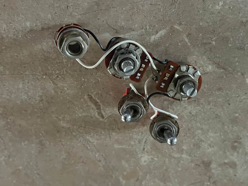 1979 set Fender Lead I II guitar pots harness switches image 1