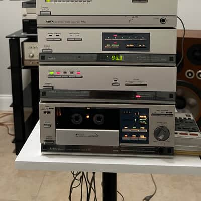 RARE Vintage AIWA Mini Component Stereo System 80's Hi-Fi image 1