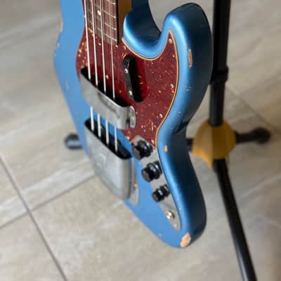 Fender Custom Shop 64 Jazz Bass Guitar Relic 2023 - Lake Placid Blue image 10