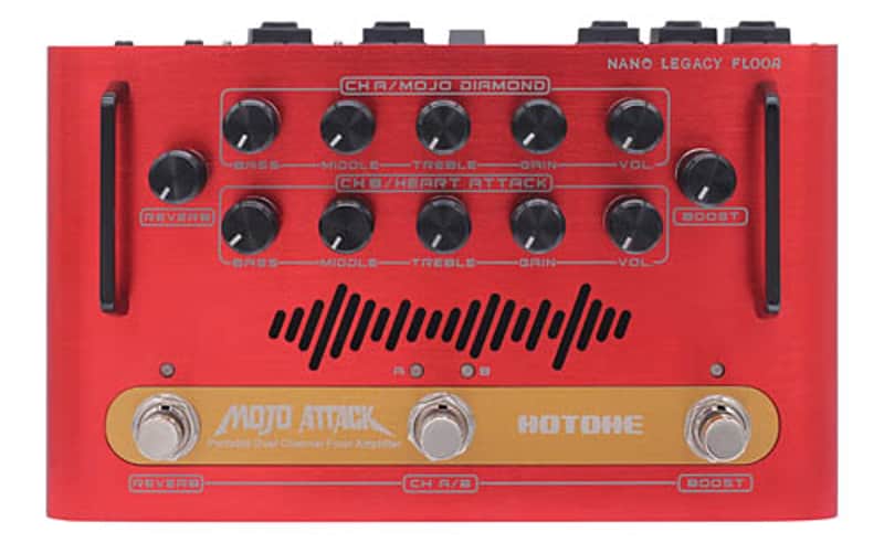 Hotone Mojo Attack Nano Legacy Floor Series NLF-2  Portable Dual Channel Floor Amplifier image 1