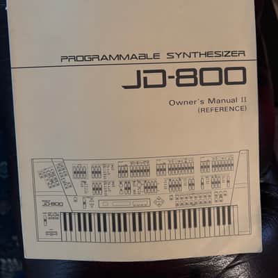 Roland JD-800 Manuals image 2