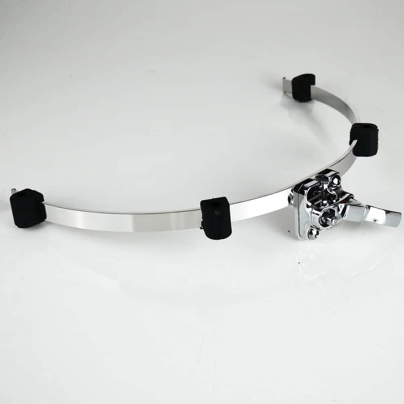 INDe BRB Slim Band Tom Suspension Mount - 10" with Wingnut Clamp - Chrome image 1
