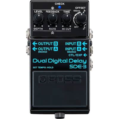 Boss SDE-3 Dual Digital Delay - Black image 1