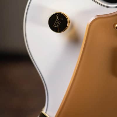 Gretsch G5422GLH Electromatic Classic Hollow Body Double-Cut Left-Handed Electric Guitar - Snow Crest White image 9