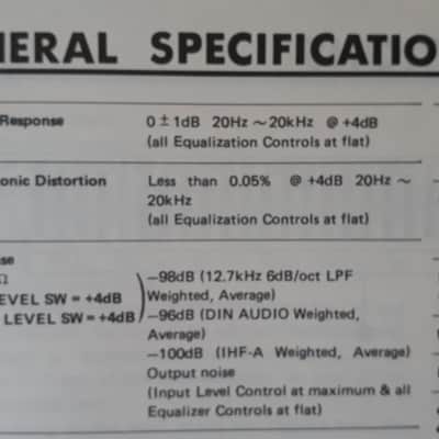 Yamaha GQ1031B2 31-Band Graphic Equaliser Operating Manual English/French/German image 5