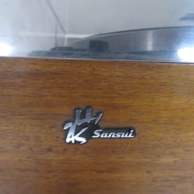 Sansui SR 2050 Turntable early 1970's - wood image 2
