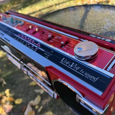Sanyo MR-WV2(R)  👉MINT Rare Vintage Cassette Deck Boombox Japan Serviced Warranty image 10
