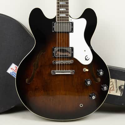 1983 Epiphone Riviera, Antique Sunburst, MIJ - Bonehead Model image 1
