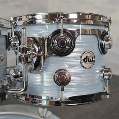 Used DW Collectors VLT 333 Maple 7pc Drum Set Pale Blue Oyster - Very Good image 4