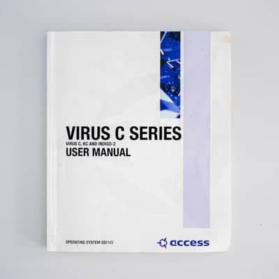 Access Virus C / KC / Indigo Original User Manual ENGLISH