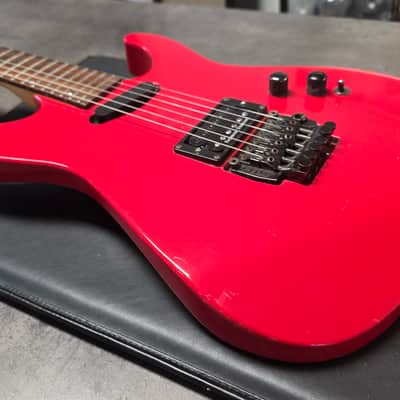 ESP THE JUNIOR Ferrari Red Jackson lawsuit headstock Japanese Super Strat MIJ JAPAN image 5